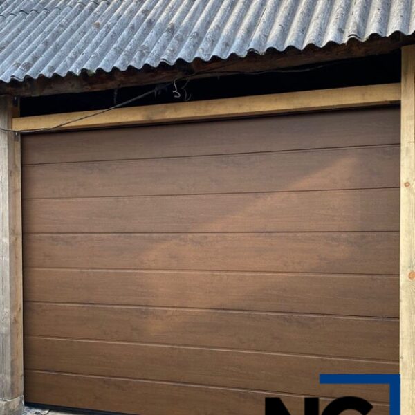 Renomatic Decocolor Dark Oak Garāžas Vārti