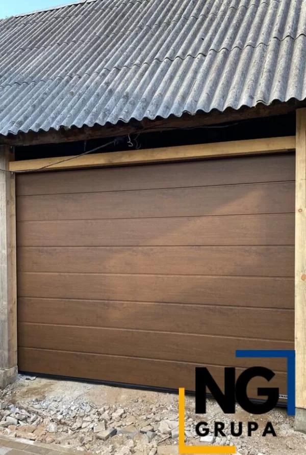 Renomatic Decocolor Dark Oak Garāžas Vārti